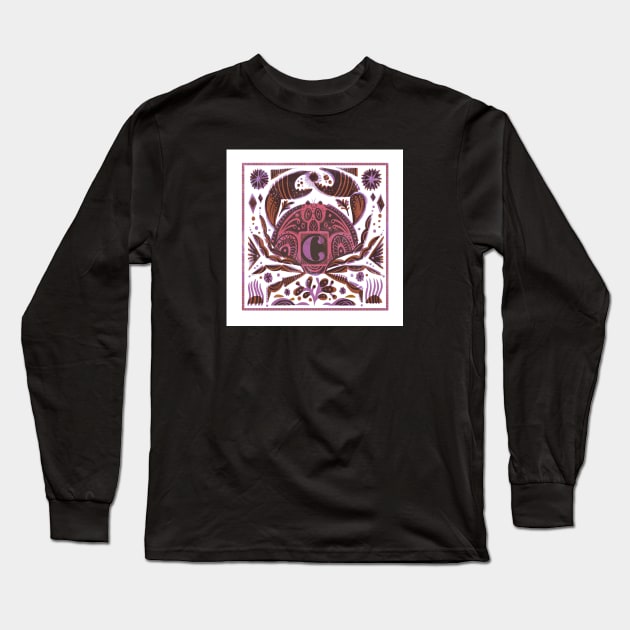 Crab Long Sleeve T-Shirt by Gareth Lucas